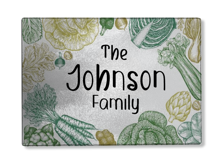 Personalized Veggie Cutting Board