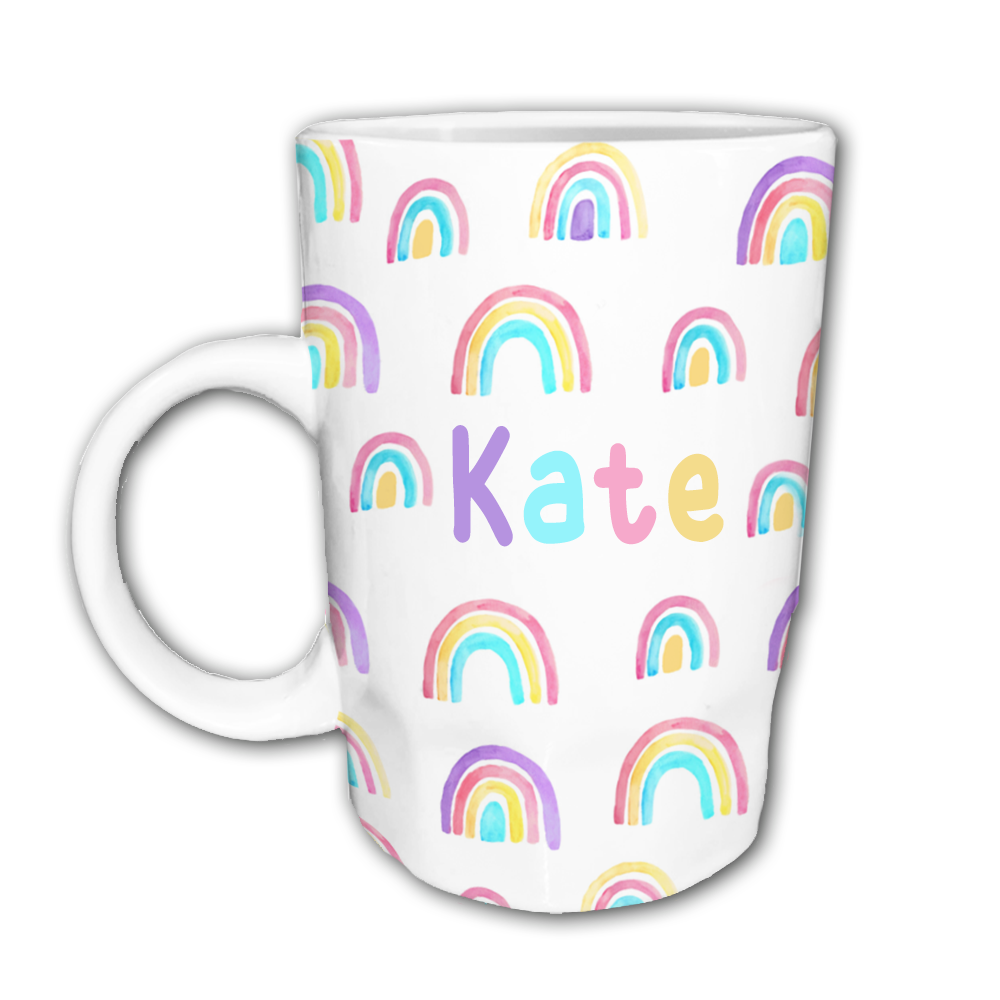 Rainbow Personalized Root Beer Mug